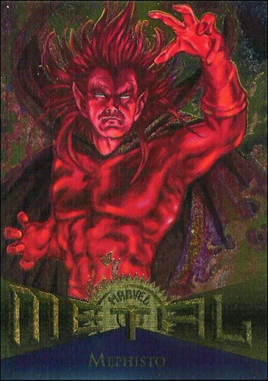 Marvel Metal (Base Set) card 34 Mephisto