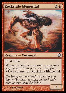 Magic the Gathering: Shards of Alara (Base Set) card 112 Rockslide Elemental