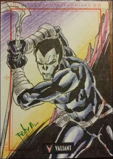 2013 Valiant Comics Preview Trading Card Set (Sketch Card Subset) card FM-21