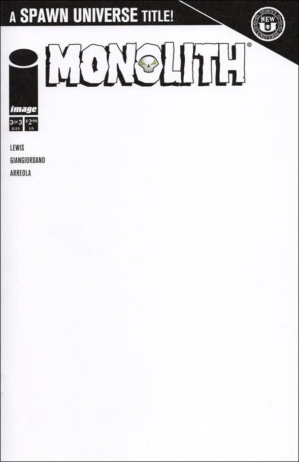 Monolith (2024) issue 3-B Blank Cover