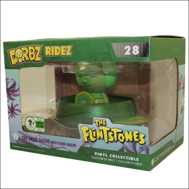 Dorbz Ridez figure 28 The Great Gazoo with flying saucer  (ECCC)
