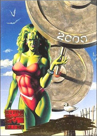 1995 Marvel Masterpieces (Base Set) card 145 She-Hulk