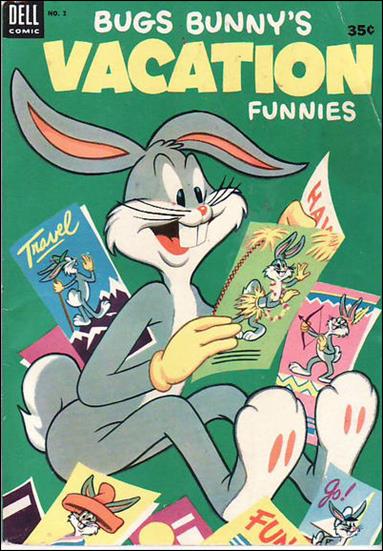 Bugs Bunny's Vacation Funnies issue 3-B 35 Cent Cover