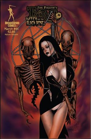 Tarot: Witch of the Black Rose issue 91-B Raven Hex & Skeletons Cover