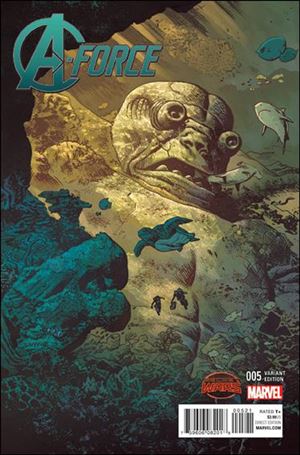 A-Force (2015) issue 5-B Chris Samnee 1:10 Kirby Monsters Cover