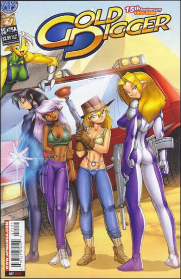 Gold Digger (1999) issue 75 Heroes Wraparound Cover