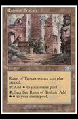 Magic the Gathering: 6th Edition (Base Set) card 327 Ruins of Trokair