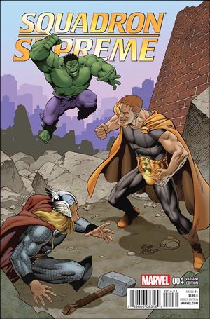 Squadron Supreme (2016)  issue 4-B Bob McLeod 1:20 Cover