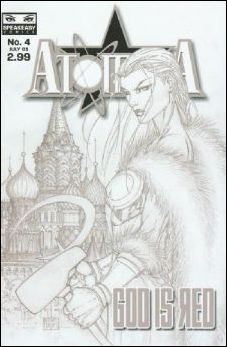 Atomika issue 4-C Michael Turner Sketch Cover