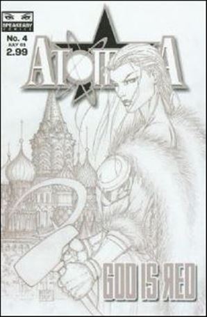 Atomika issue 4-C Michael Turner Sketch Cover