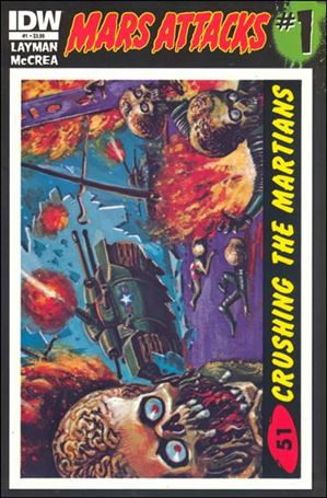 Mars Attacks (2012) issue 1-ZY Card #51 (Crushing the Martians)