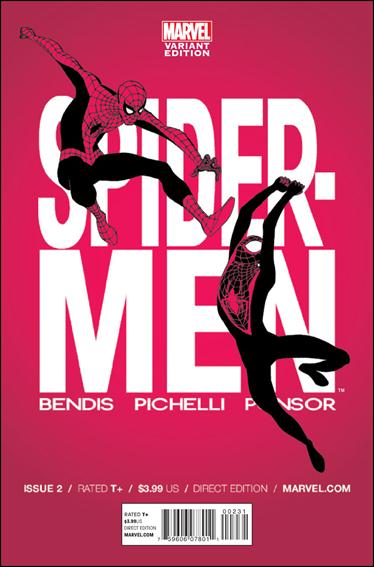 Spider-Men issue 2-B Marcos Martin 1:30 Cover