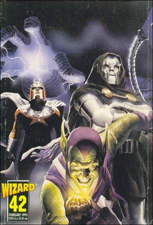 Wizard: The Guide to Comics issue 42-B Alex Ross Marvel Villains Cover