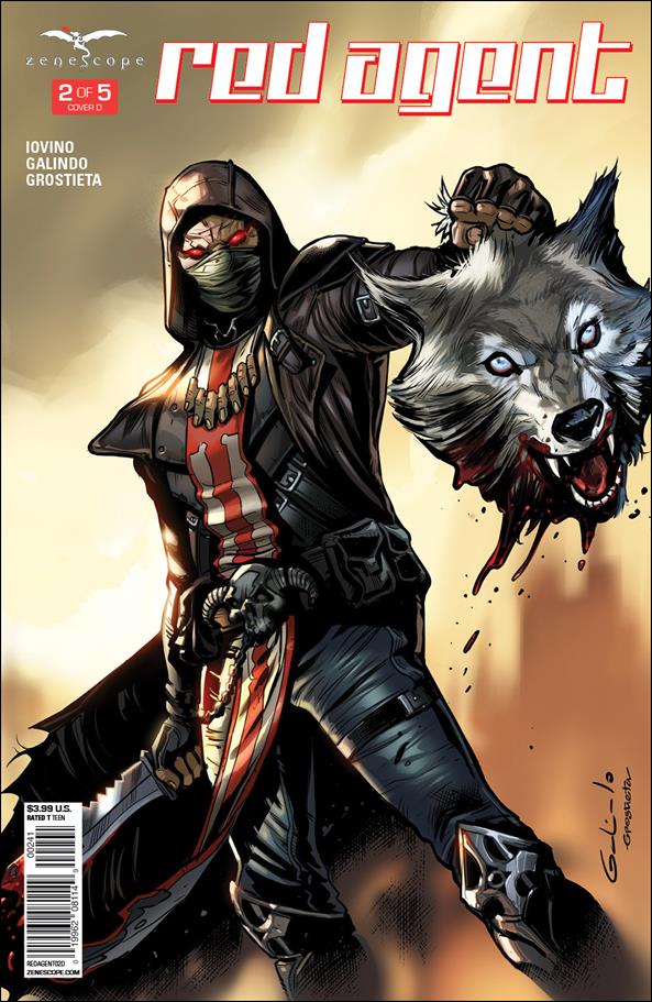 Red Agent issue 2-D Diego Galindo Cover