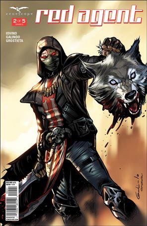 Red Agent issue 2-D Diego Galindo Cover