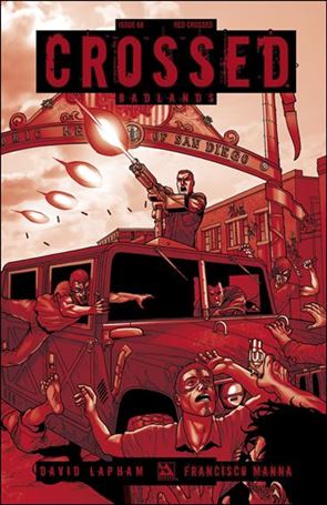 Crossed: Badlands issue 68-E Red Crossed Cover