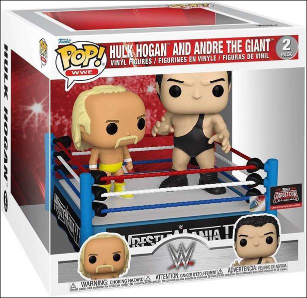 Pop! WWE Multi-Packs figure nn16 Hulk Hogan and Andre the Giant TargetCon Exclusive