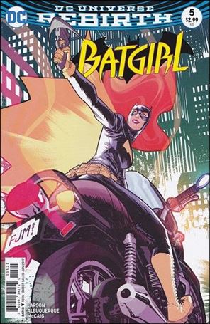Batgirl (2016) issue 5-B Francis Manapul Cover