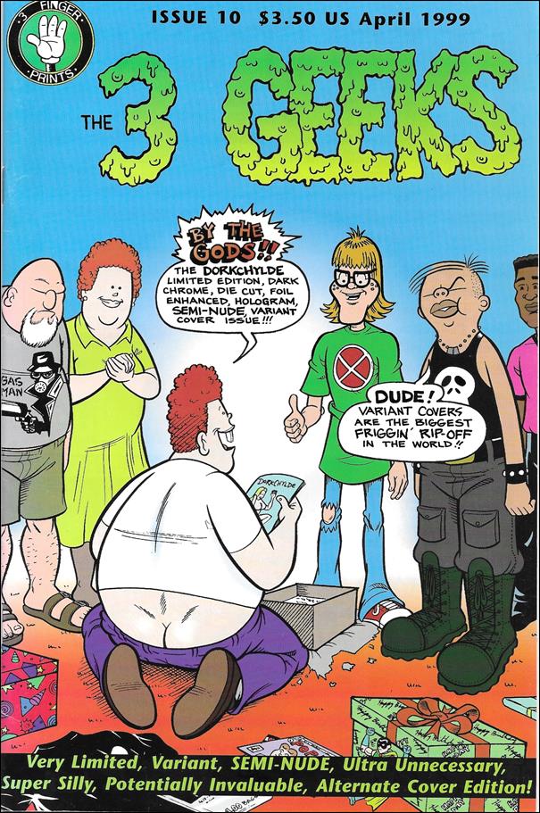 3 Geeks issue 10-B Semi-Nude Variant