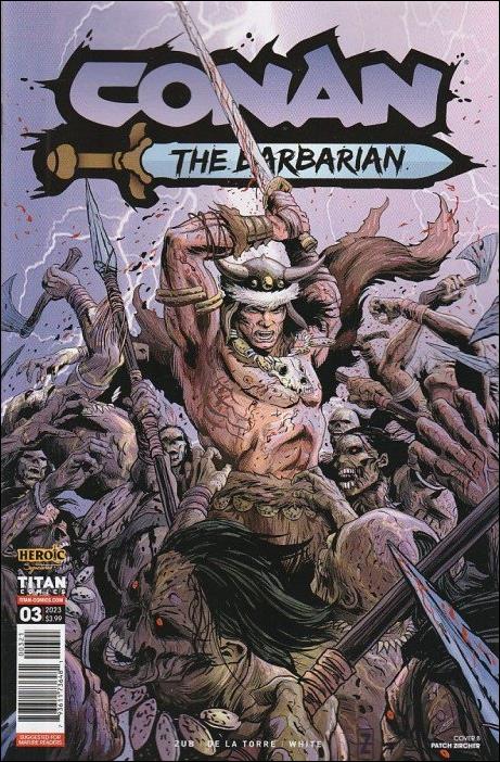 Conan the Barbarian (2023) issue 3-B Patrick "Patch" Zircher Cover