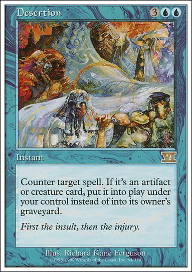 Magic the Gathering: 6th Edition (Base Set) card 64 Desertion