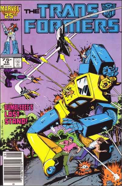 Transformers (1984) issue 16-B Newsstand Cover