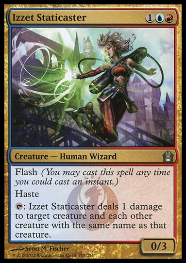 Magic the Gathering: Return to Ravnica (Base Set) card 173 Izzet Staticaster