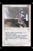 Magic the Gathering: The Dark (Base Set) card 10 Holy Light