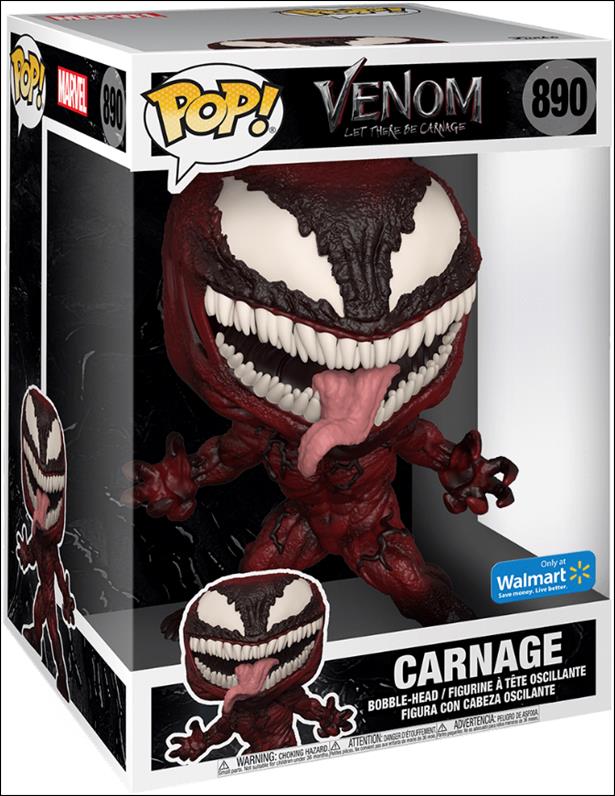 POP! Marvel figure 890 Carnage 10 Inch Walmart Exclusivce