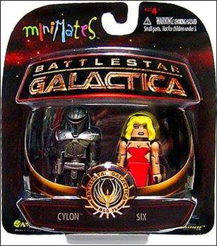 Battlestar Galactica Minimates figure 3 Cylon and Six 