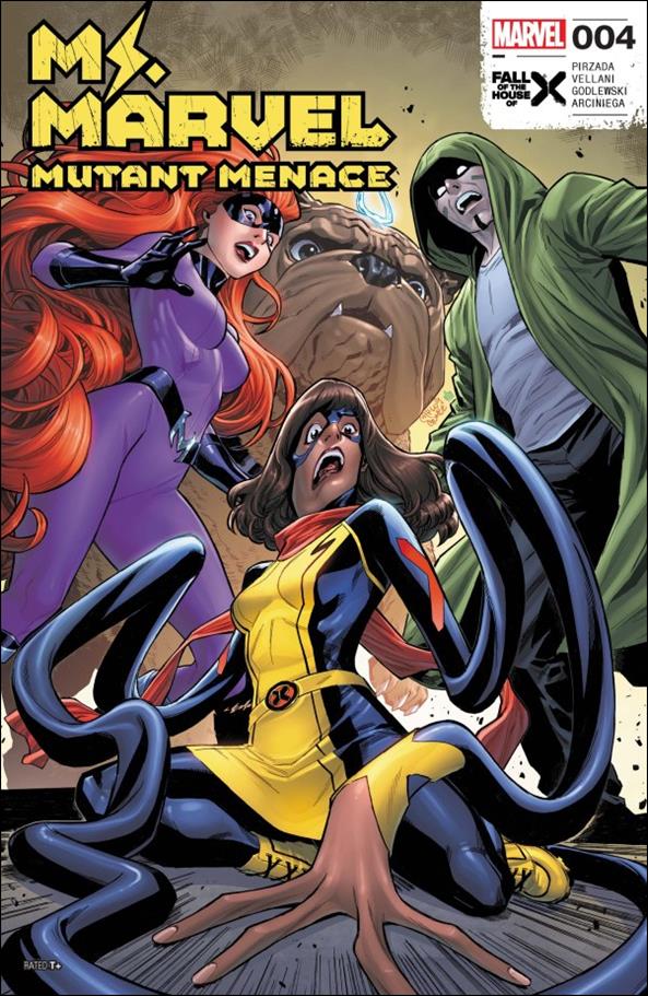 Ms. Marvel: Mutant Menace issue 4 Carlos Gómez Cover