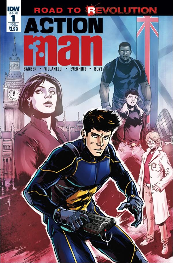 Action Man issue 1-B Paolo Villanelli Subscription Cover
