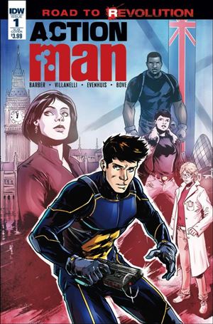 Action Man issue 1-B Paolo Villanelli Subscription Cover