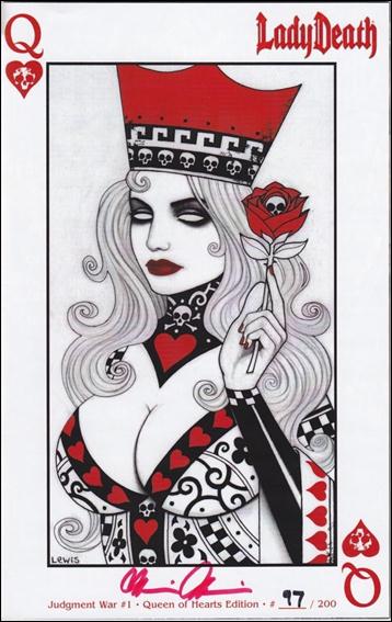 Lady Death: Judgement War issue 1-DI Queen of Hearts Edition 1/200