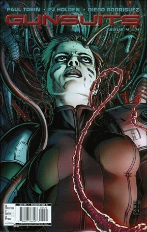 Famous Monsters Presents: Gunsuits issue 4-B Darick Robertson Cover