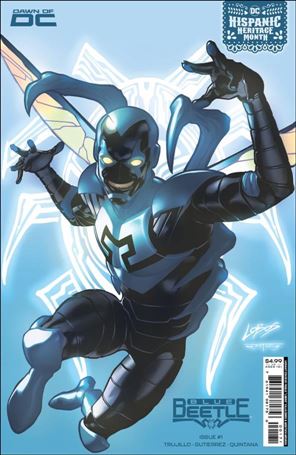Blue Beetle (2023) issue 1-D Pablo Villalobos Hispanic Heritage Cardstock Cover