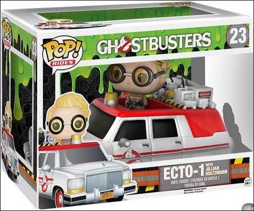 POP! Rides figure 23 Ecto-1 with Jillian Holtzmann