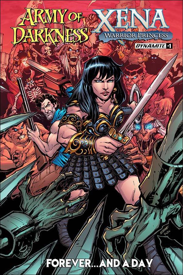 Army of Darkness Xena: Warrior Princess Forever... and a Day issue 1-B Elliot Fernandez Cover
