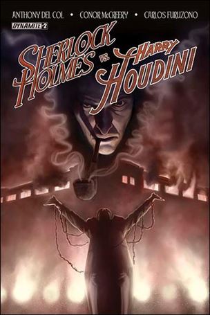 Sherlock Holmes vs. Harry Houdini issue 2-B Colton Worley Cover