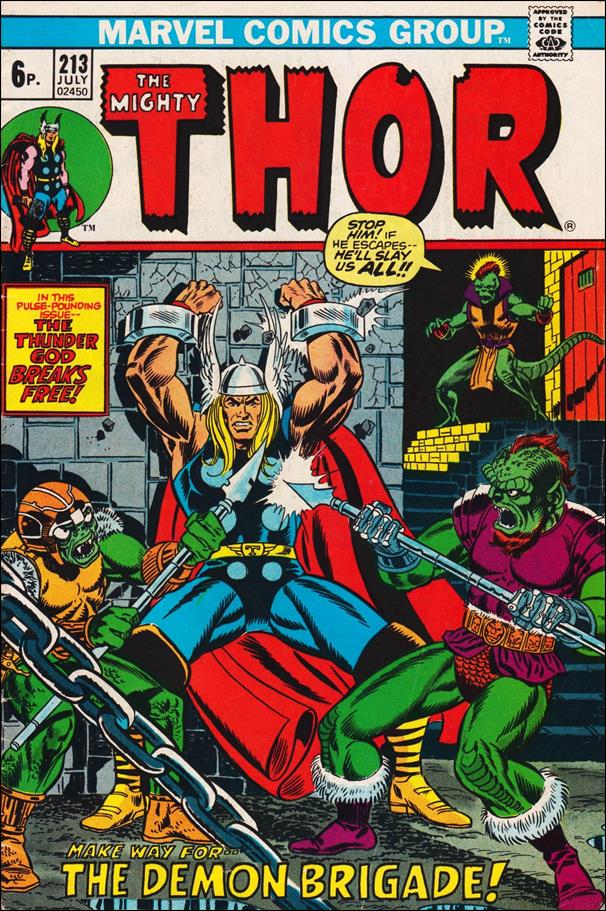 Thor (1966) issue 213-B UK Price Cover