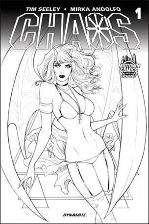 Chaos issue 1-M Nei Ruffino Midtown Comics Sketch Cover