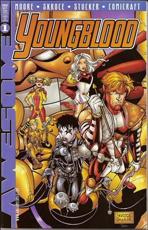 Youngblood (1998) issue 1-B Steve Skroce Team Cover