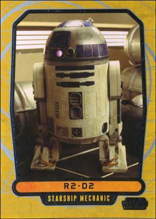 Star Wars Galactic Files (Base Set) card 18 R2-D2 Starship Mechanic
