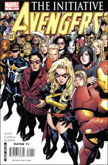Avengers: The Initiative issue 1 Left Side Group Cover
