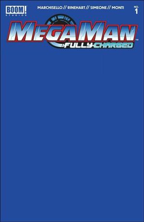 Mega Man: Fully Charged issue 1-J Scorpion Comics Blue Blank Cover 1/500