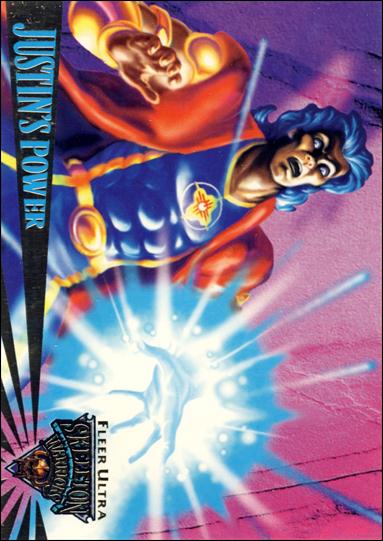 Fleer Ultra Skeleton Warriors (Base Set) card 37 Justin's Power
