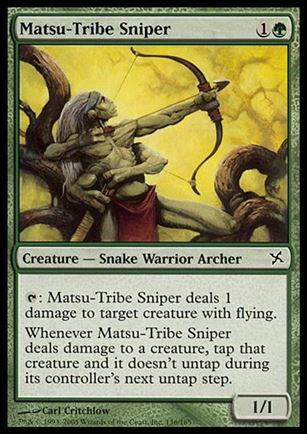 Magic the Gathering: Betrayers of Kamigawa (Base Set) card 136 Matsu-Tribe Sniper