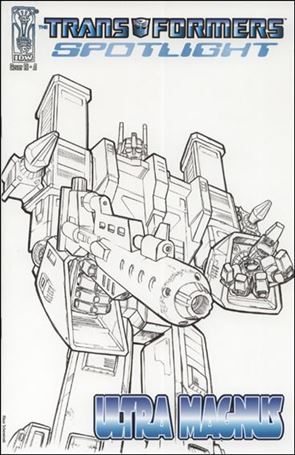 Transformers Spotlight issue nn5-C Ultra Magnus - Klaus Scherwinski 1:10 Sketch Cover