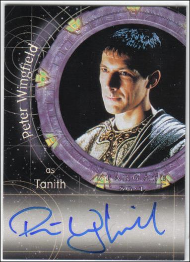 Stargate SG-1: Season 4 (Autograph Subset) card A14 Peter Wingfield as Tanith