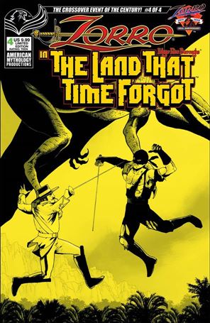 Zorro in the Land That Time Forgot issue 4-B Pulp Cover 1/350